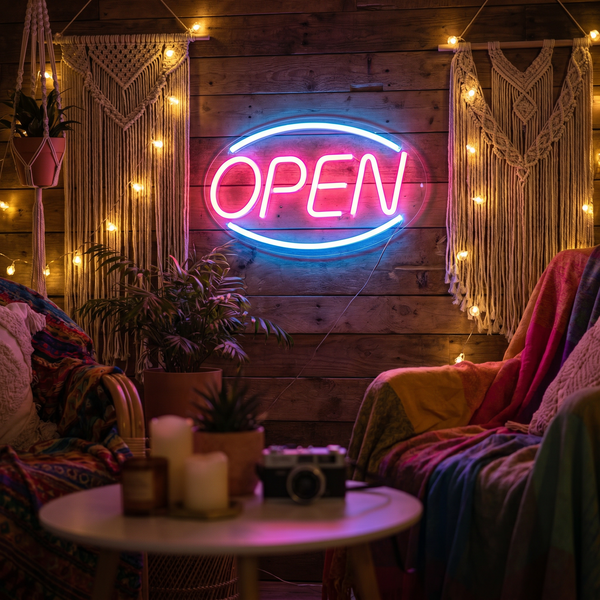 Néon LED « Open » Mural – photo 2