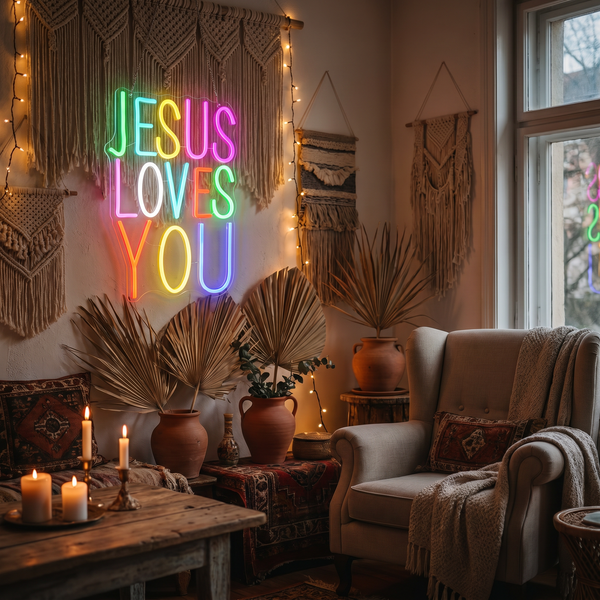 Néon LED « Loves You » Mural – photo 2