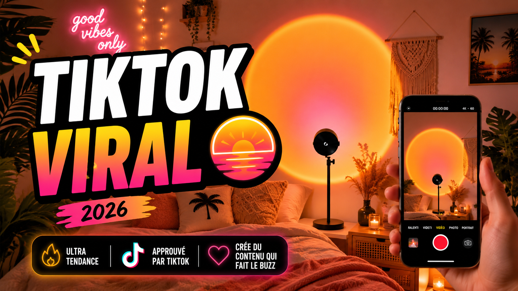 Lampe Coucher de Soleil TikTok : Tendance 2026 & Guide Complet