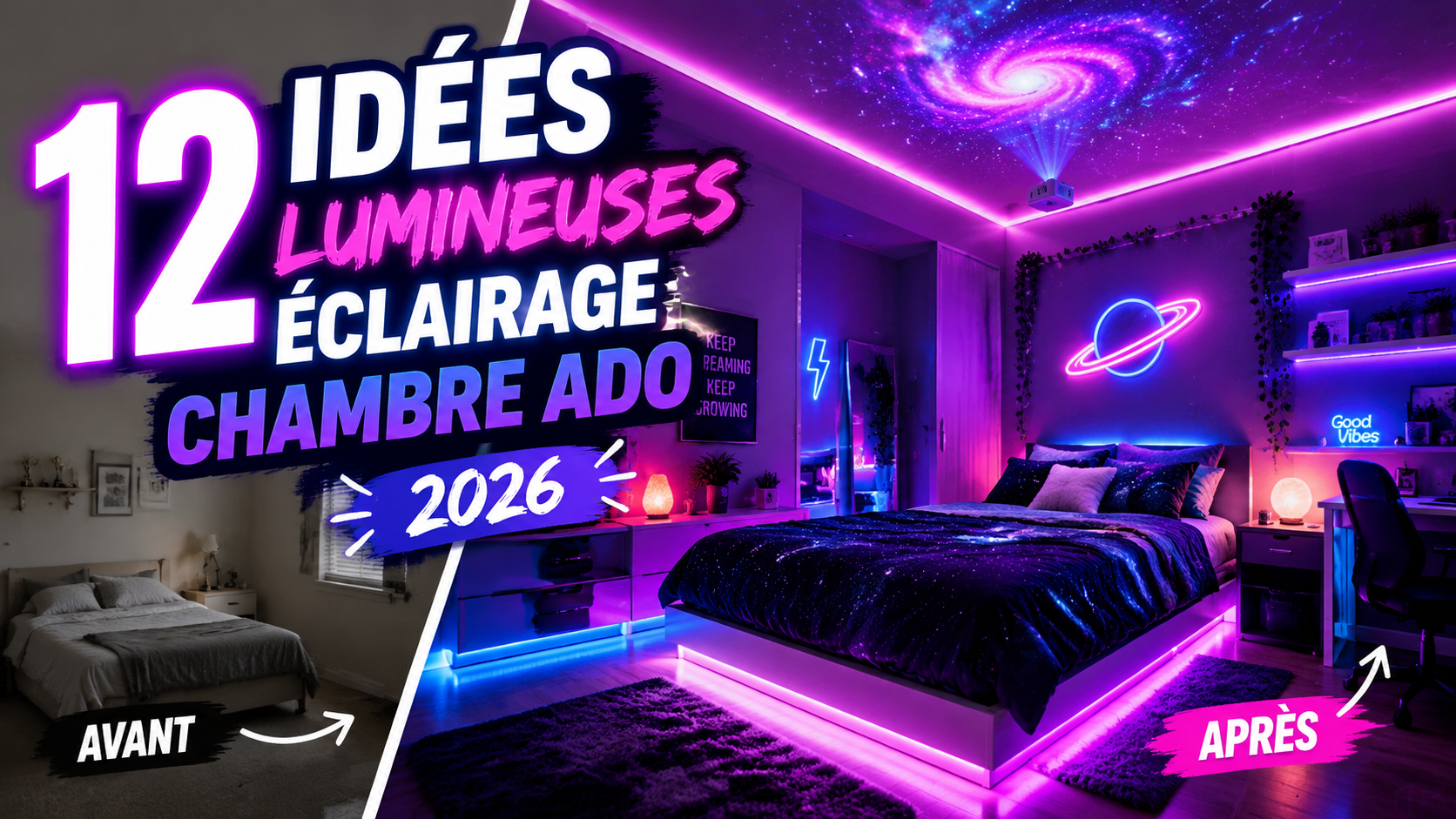 Éclairage Chambre Ado : 12 Idées Lumineuses 2026