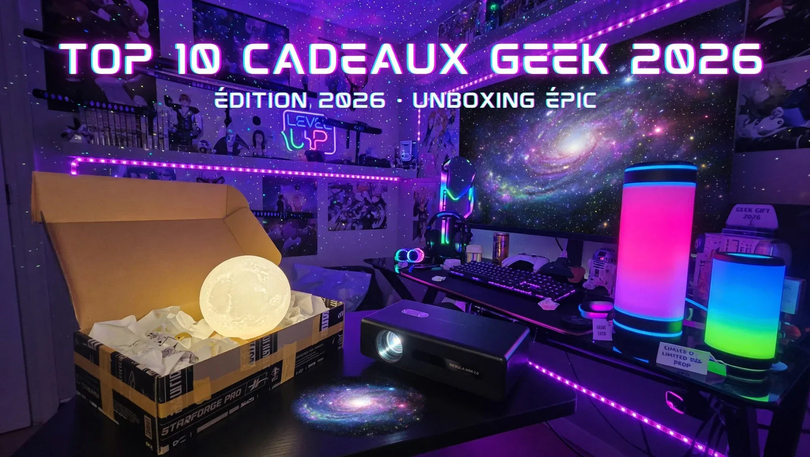Cadeau Geek Original : Top 10 des Idées Lumineuses 2026