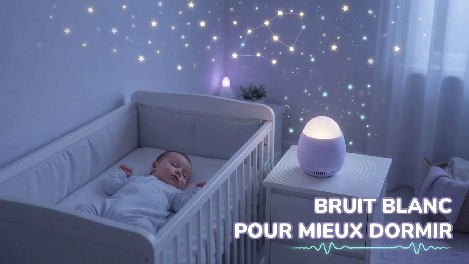 Veilleuse Bruit Blanc Bébé : Guide 2026 pour Mieux Dormir