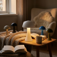 Lampe Champignon Tactile Rétro Rechargeable – photo 2