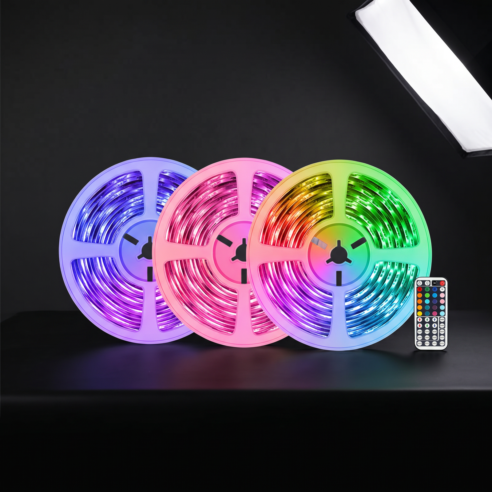 Ruban LED RGB 12LEDs Télécommande | LUNARIA