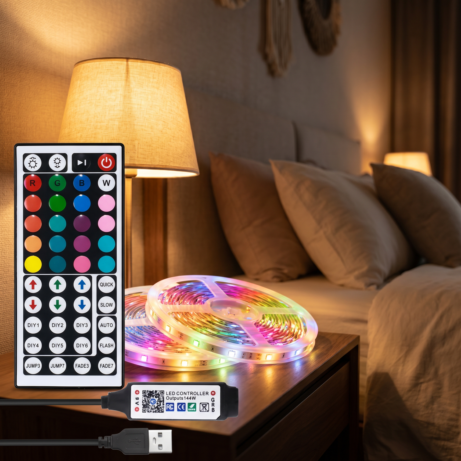 Ruban LED RGB Bedroom Décoration – photo 2
