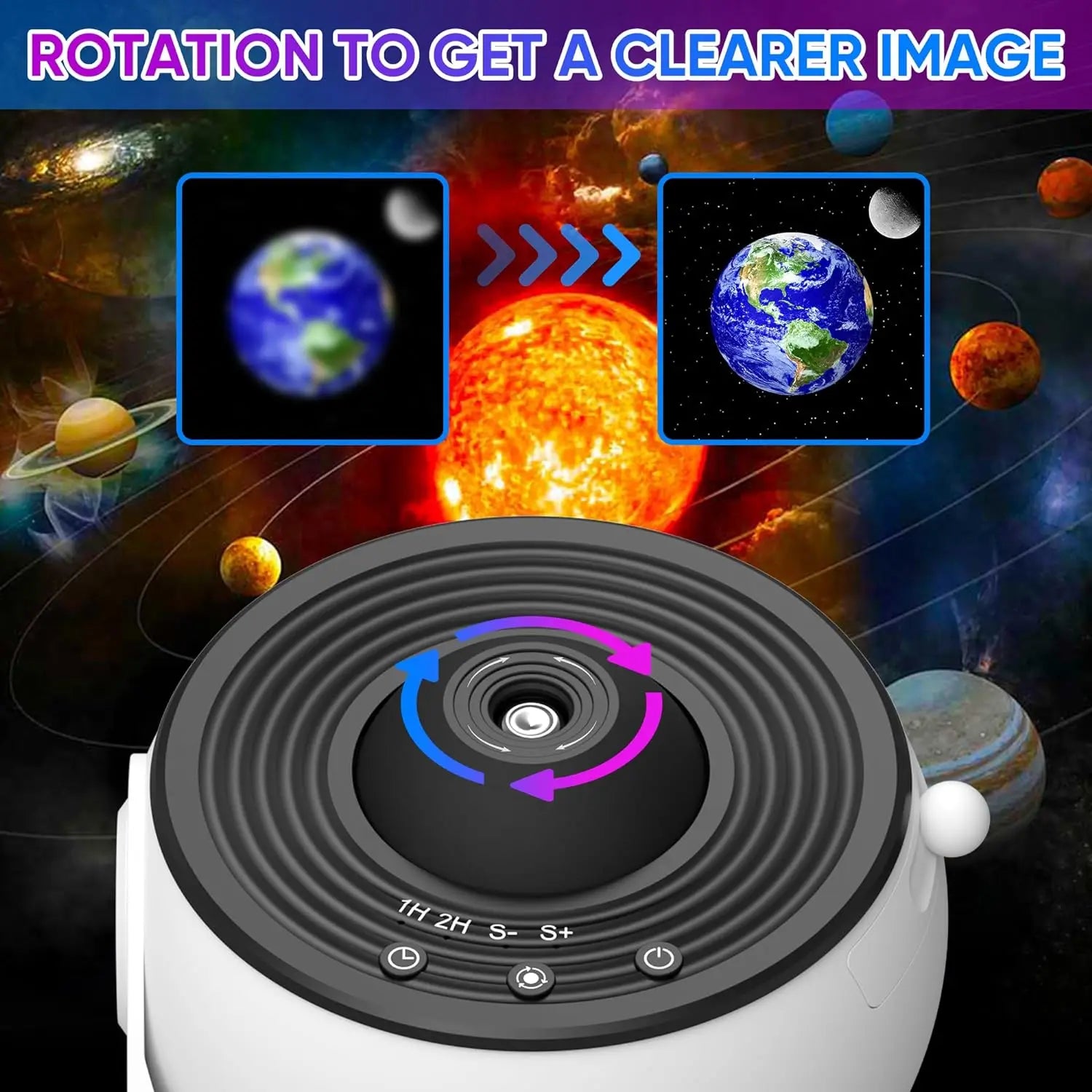 Projecteur Galaxie HD Enfant - vue 5