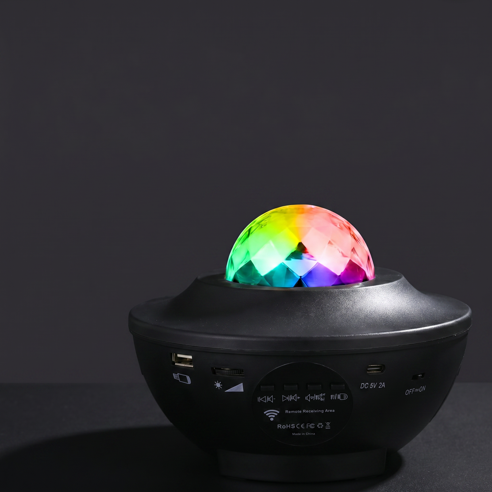 Lunaria Projecteur Galaxie LED Multicolore Bluetooth - projecteur galaxie - spectacle lumineux - décoration intérieur LED