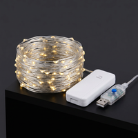 Rideau LED Guirlande Télécommande USB – photo 3