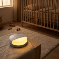 Veilleuse Bruit Blanc Bébé Rechargeable avec Timer — Machine à Sons Apaisants – photo 2