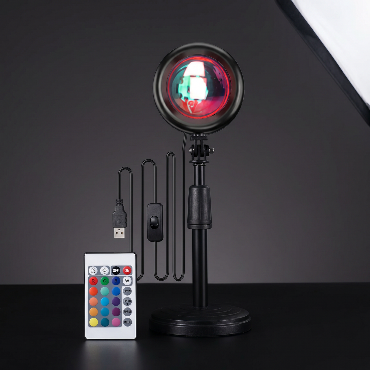 Lampe Coucher de Soleil USB Murale