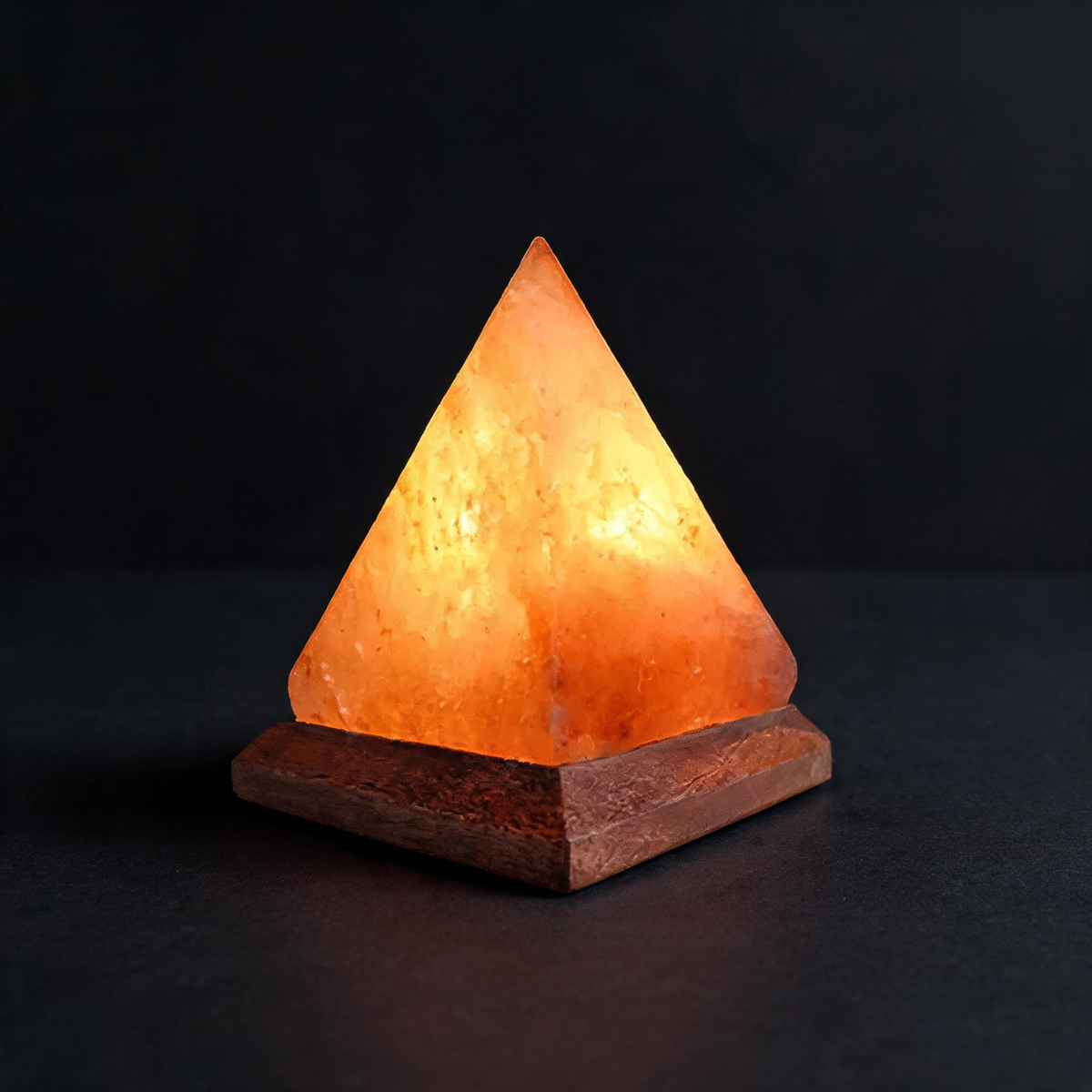 Lunaria Lampe Sel Pyramide USB Cristal Décoratif - lampe sel himalaya - cristal naturel