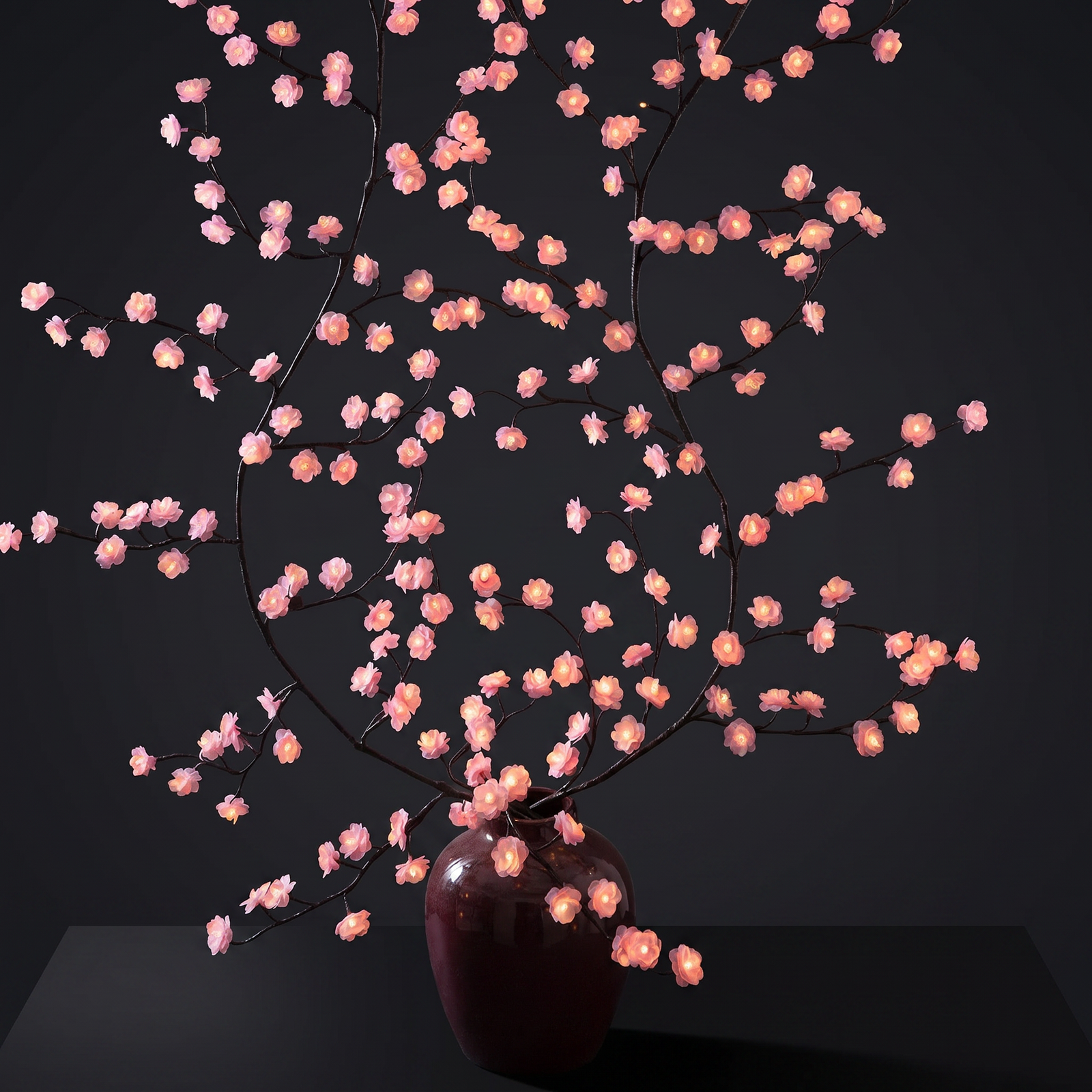 Lunaria Branche Cerisier LED Murale - branche cerisier LED - fleurs LED - décoration intérieur LED