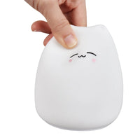 Veilleuse Silicone Chat Rechargeable — 7 Couleurs LED, Capteur Tactile, Enfant Bébé – photo 5