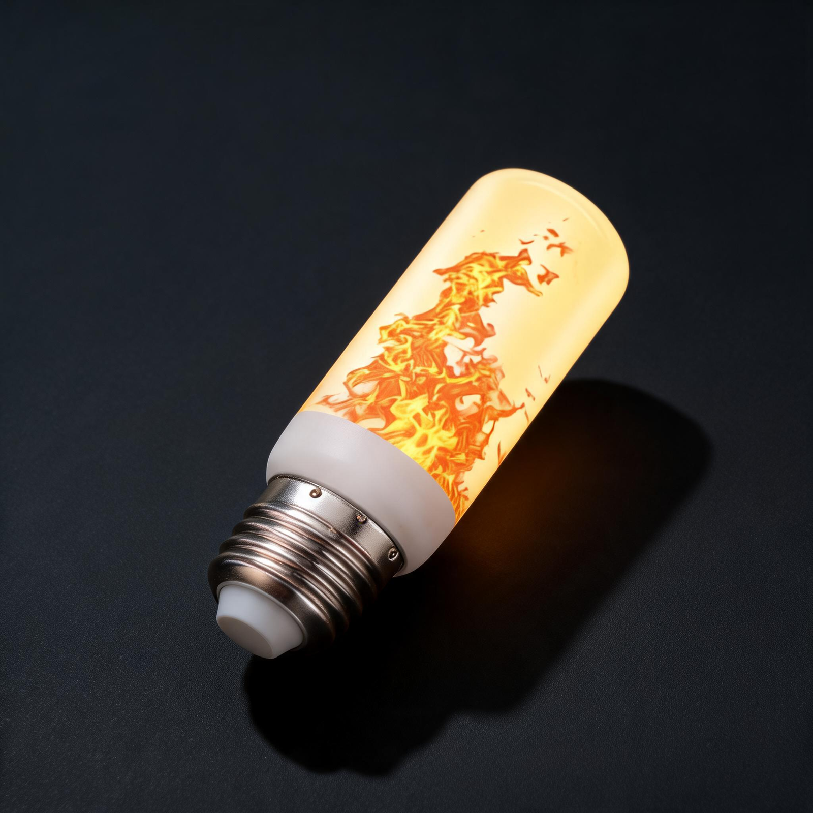 Lunaria Ampoule LED E27 Effet Flamme - ampoule LED effet flamme - culot E27 - décoration intérieur LED