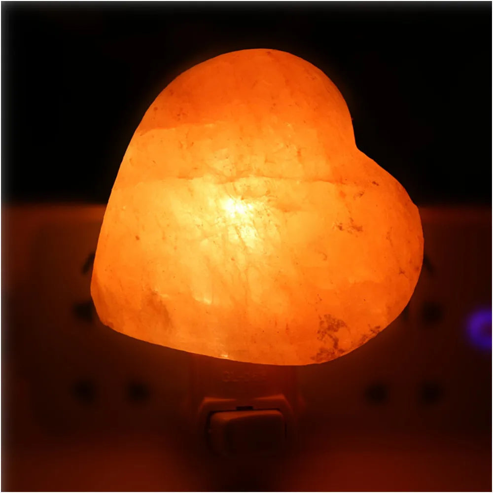 Lunaria Lampe Sel Himalayan Blanc Chaud Naturelle - lampe sel himalaya - cristal naturel