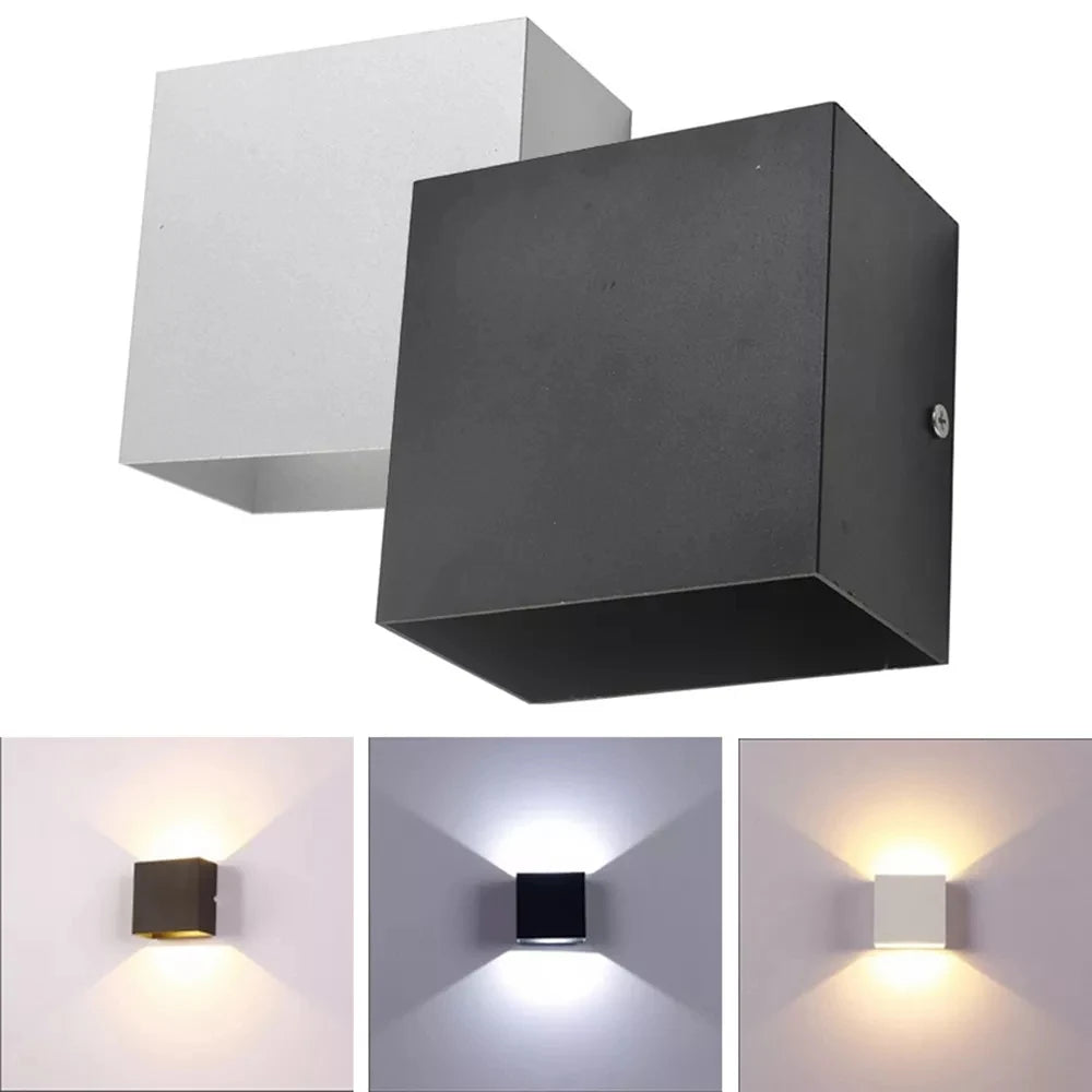 Cube LED COB Murale Aluminium – photo 7