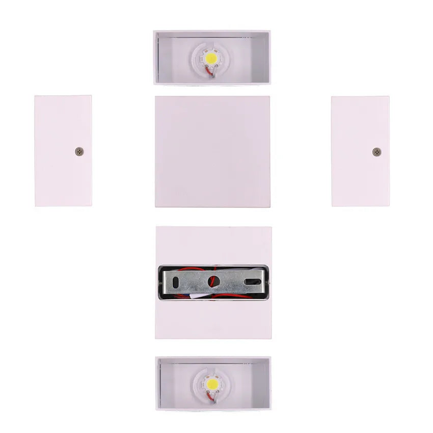 Cube LED COB Murale Aluminium – photo 11