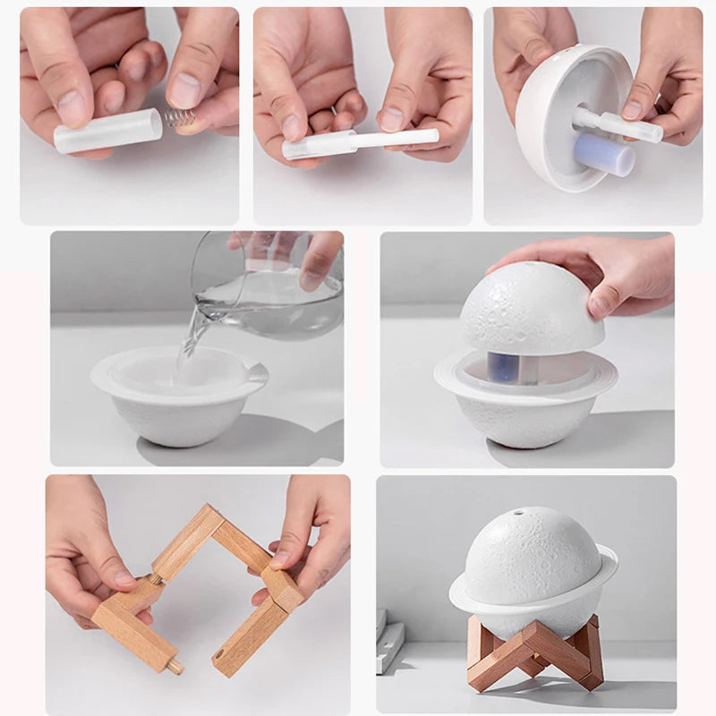 Lampe Lune Humidificateur LED Bedside – photo 5
