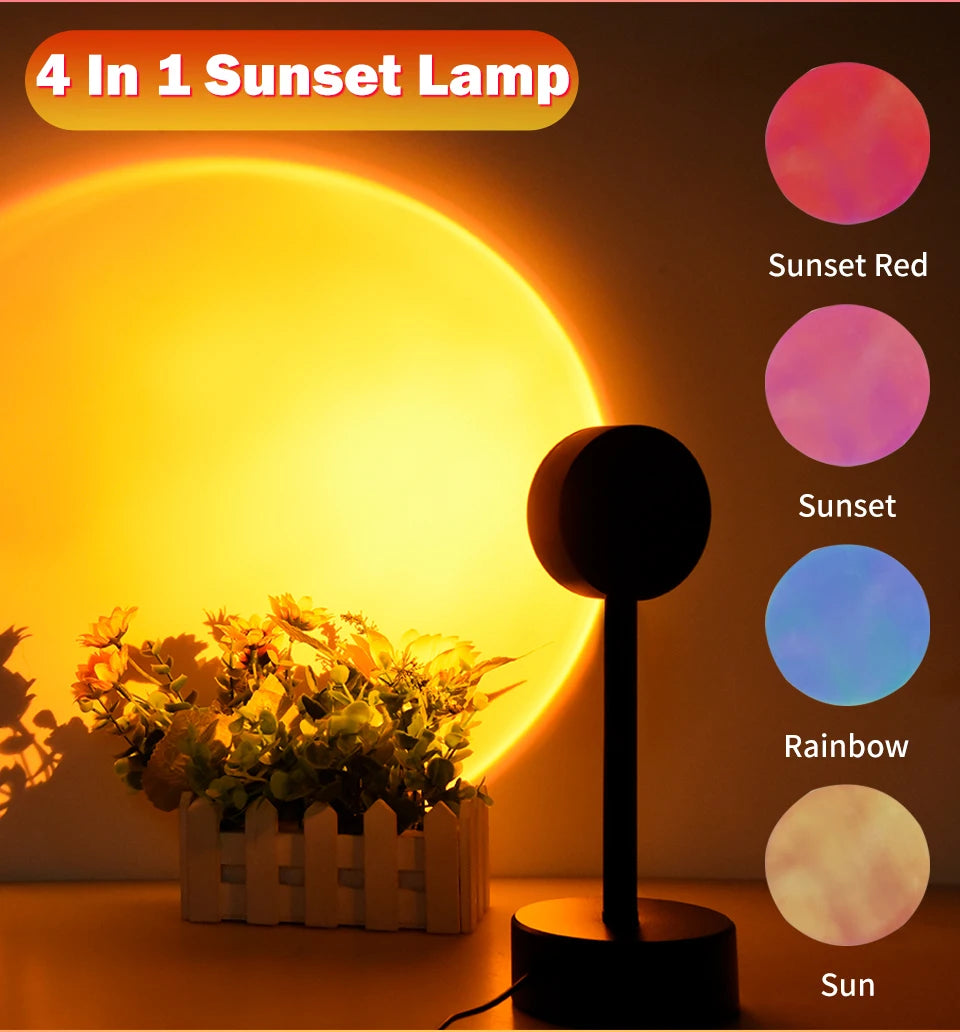 Lampe Sunset Mood Light Bedroom Variantes – photo 11