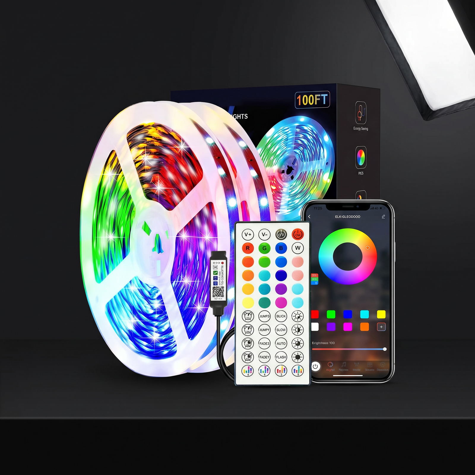 Ruban LED RGB 40m Music Sync App Smart | LUNARIA