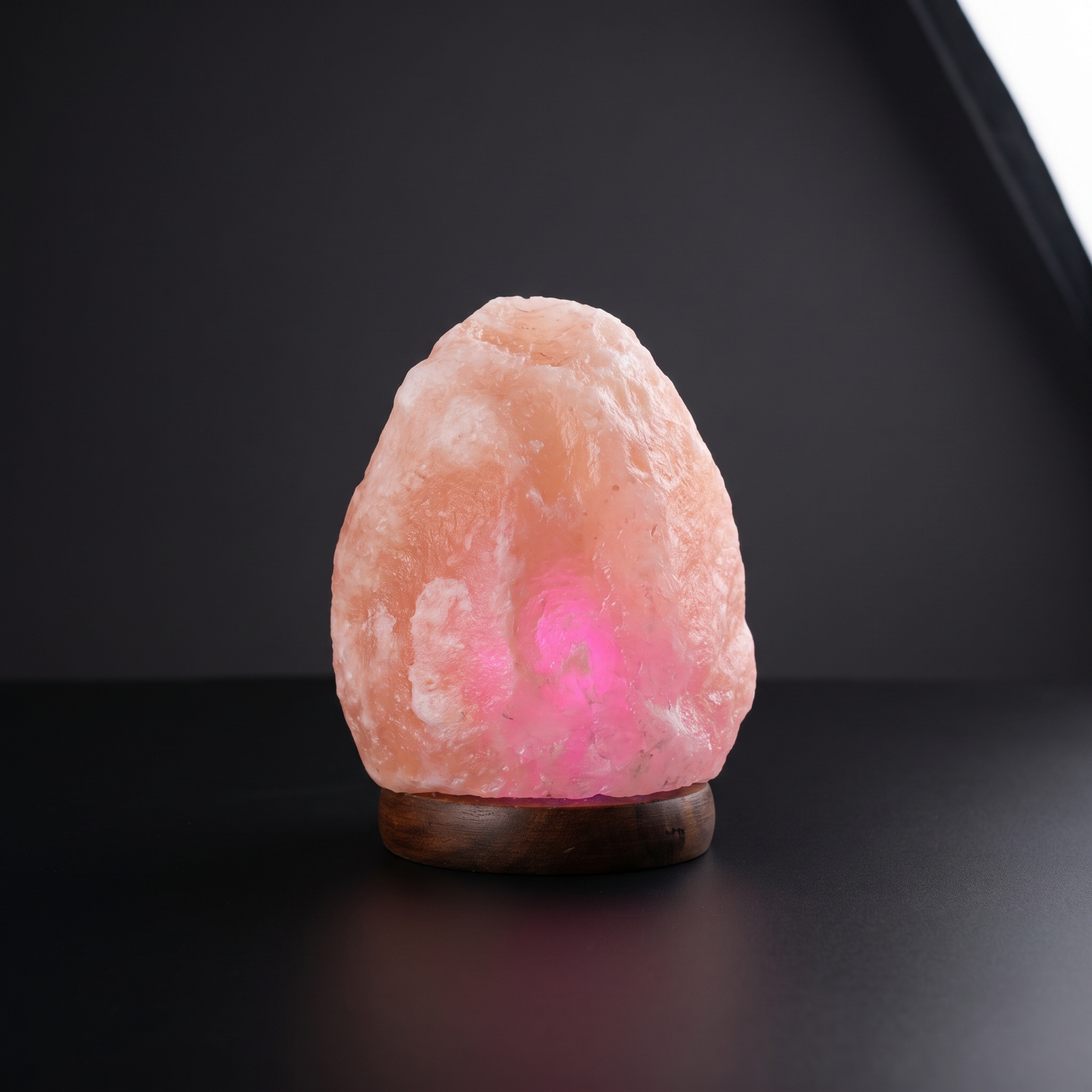 Lampe Sel Colorée 100% Naturelle Sculptée | LUNARIA
