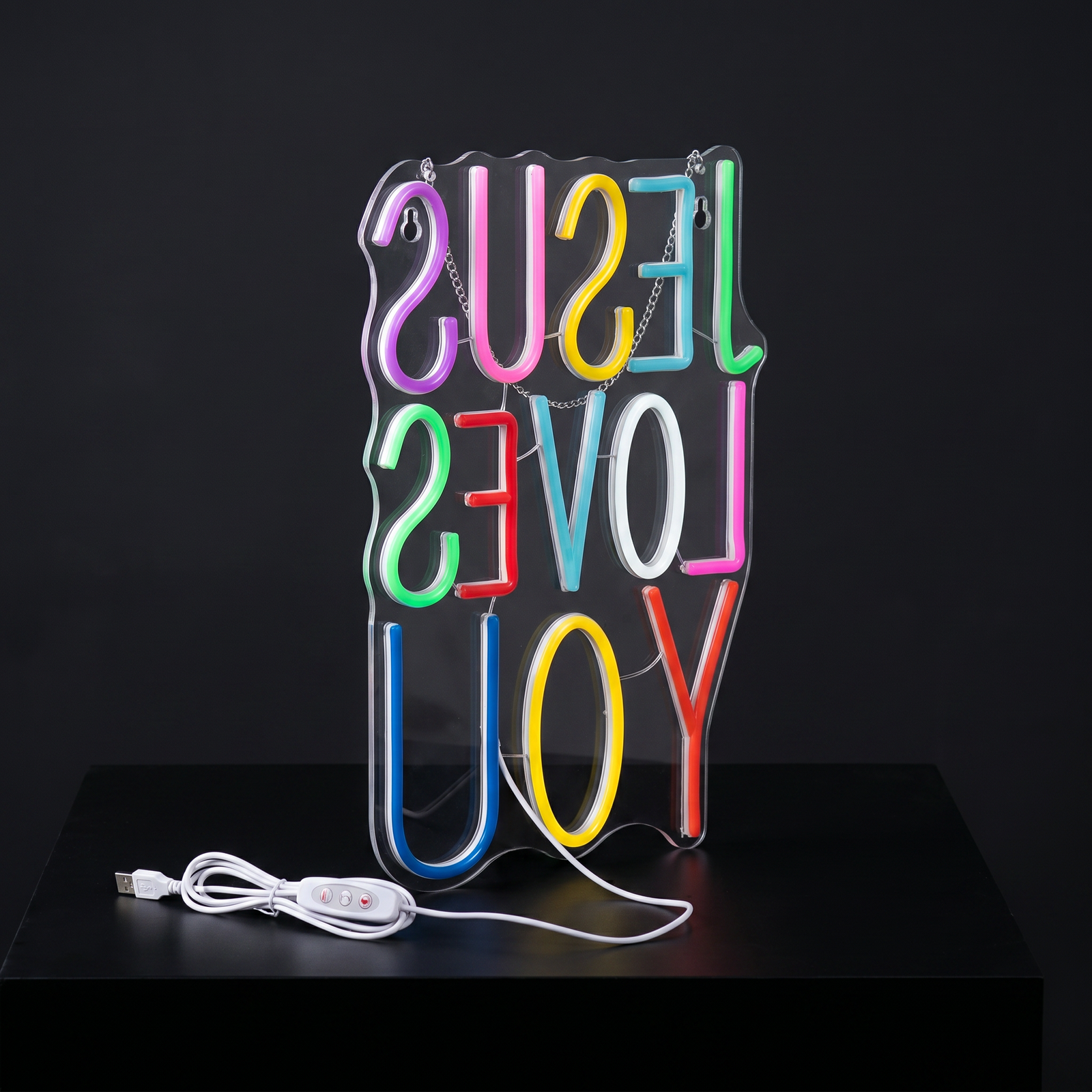 Néon LED « Loves You » Mural – photo 3