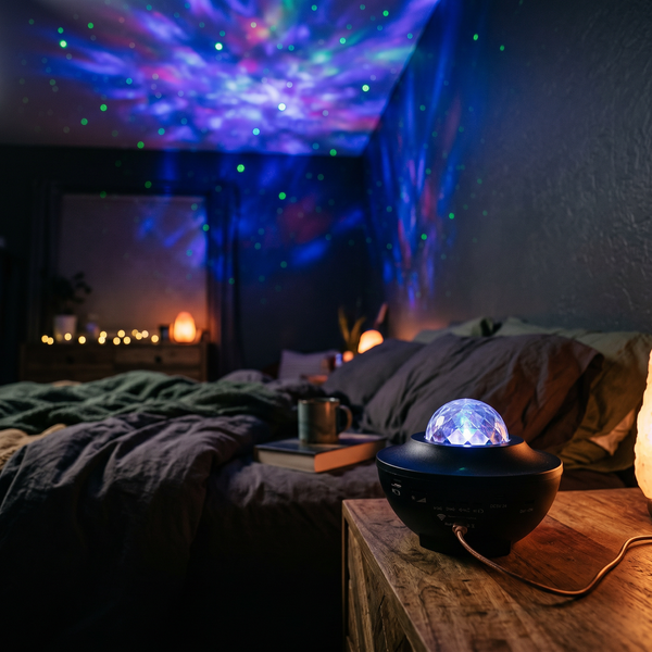 Projecteur Galaxie LED Multicolore Bluetooth – photo 2