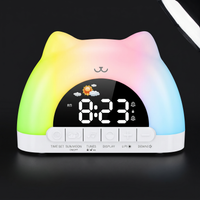 Réveil Enfant Sleep Training ORIA — Veilleuse 11 Couleurs avec Code Jour/Nuit