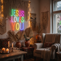 Néon LED « Loves You » Mural – photo 2