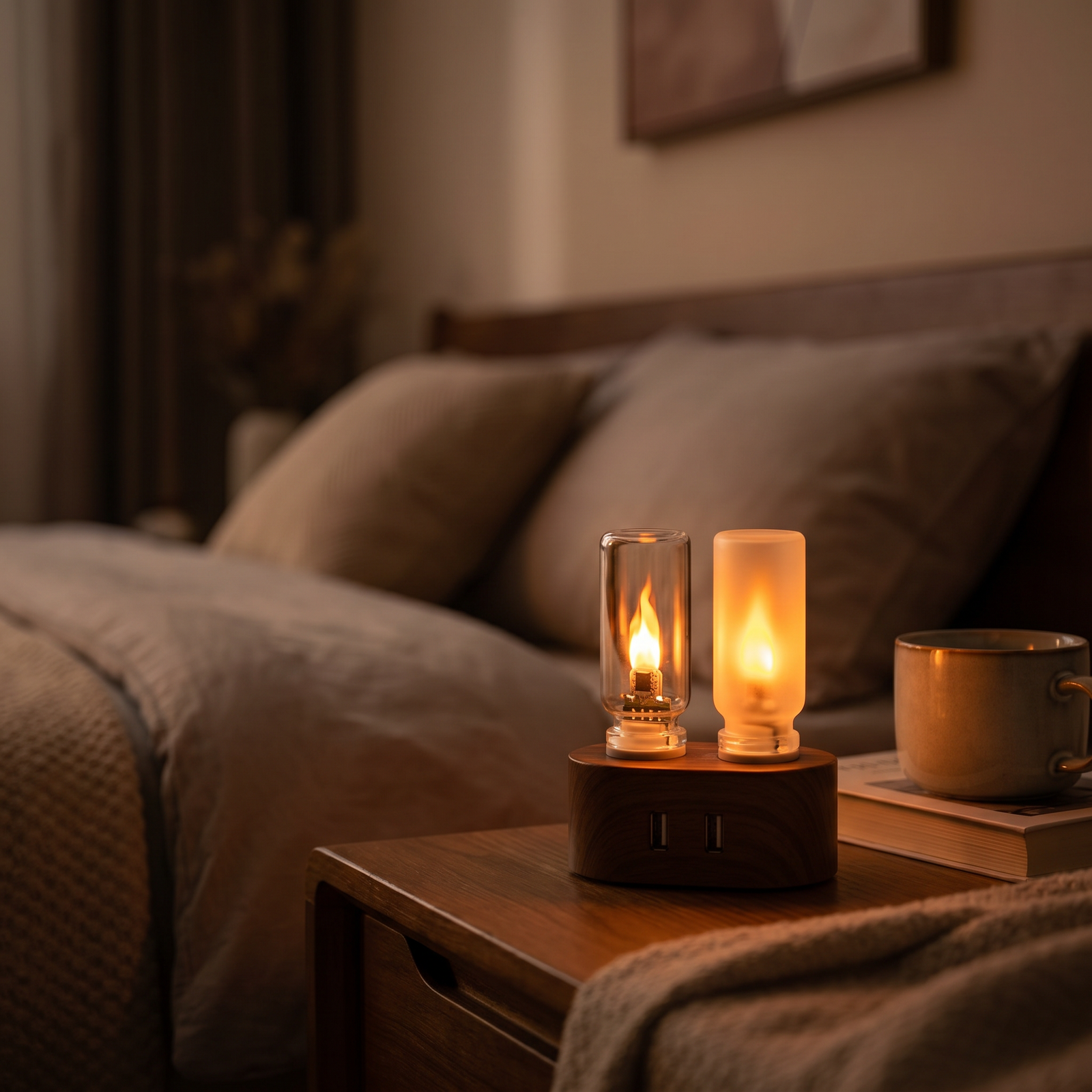 Lampe Flamme LED Atmosphère – photo 2