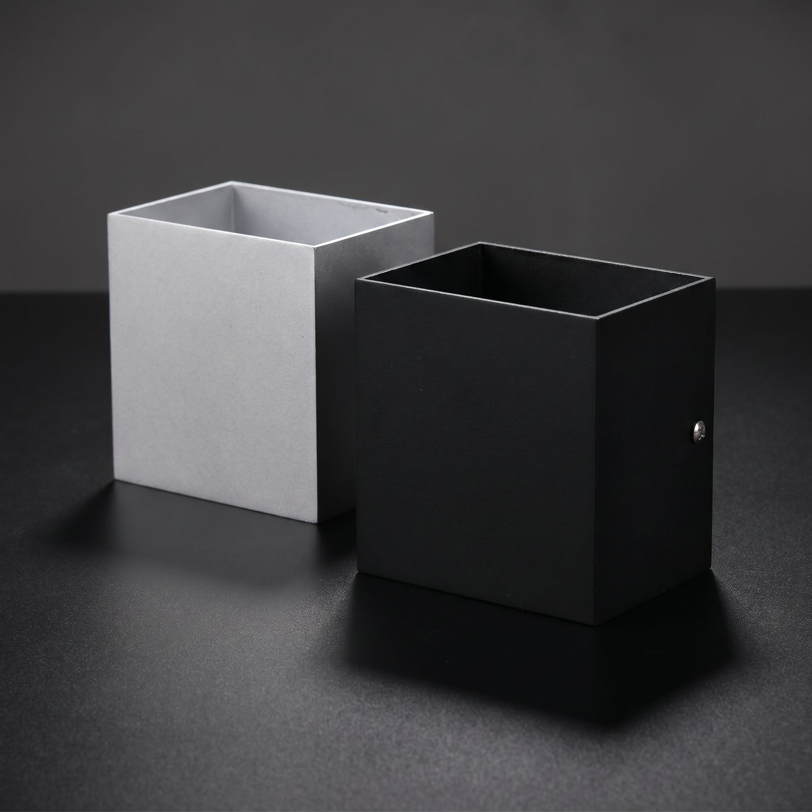 Lunaria Cube LED COB Murale Aluminium - cube LED décoratif - design minimaliste - décoration intérieur LED
