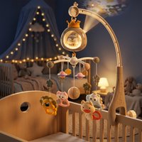 Mobile Bébé Projecteur Musical avec Veilleuse — Carrousel Lit Bébé, Rotation 360° – photo 2