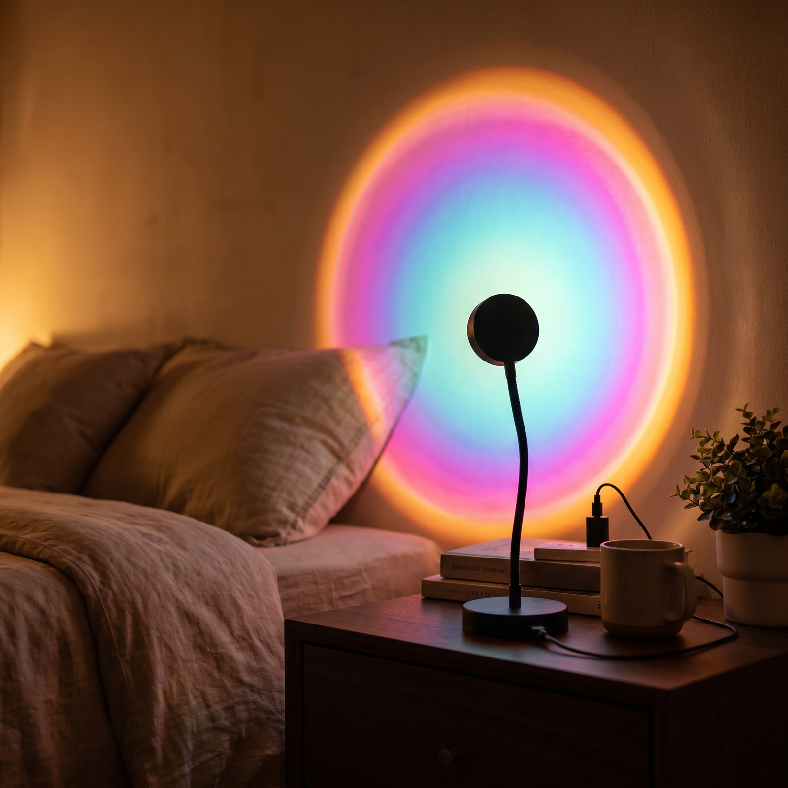 Lampe Sunset Mood Light Bedroom Romantique – photo 2