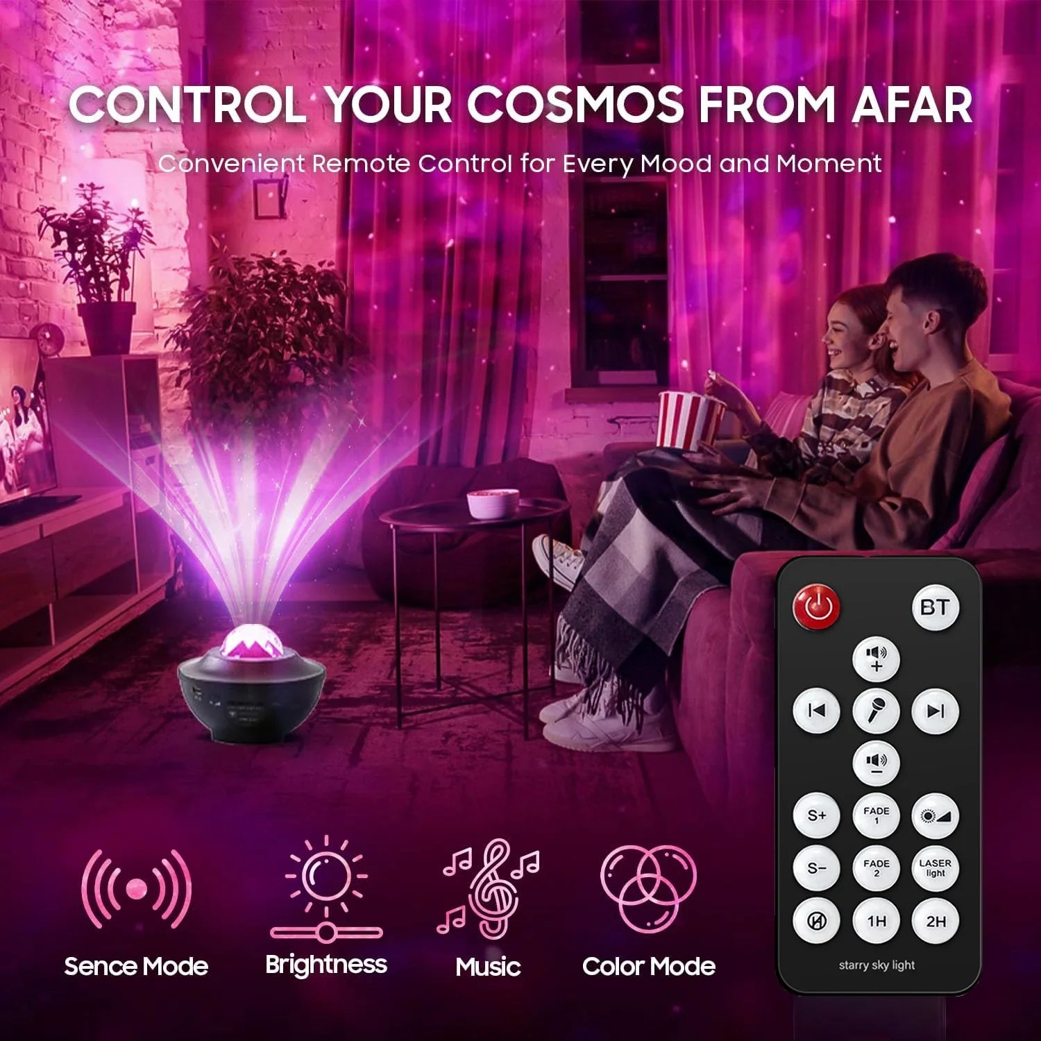Projecteur Galaxie Pro Starry Sky 360° Bluetooth – photo 13