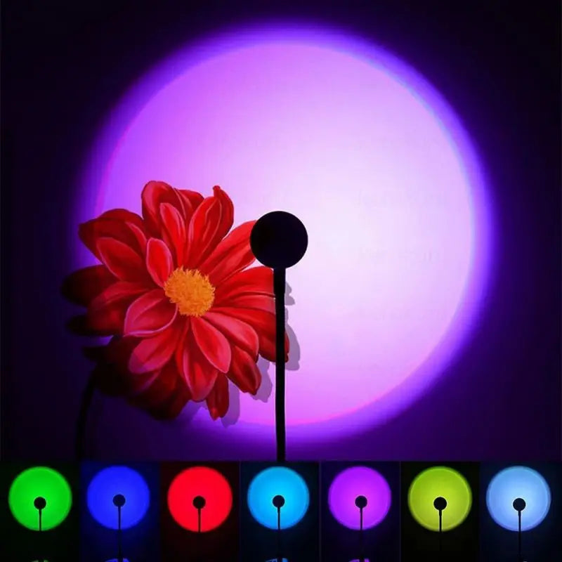 Lampe Sunset Arc-en-Ciel Néon USB – photo 20