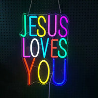 Néon LED « Loves You » Mural – photo 6