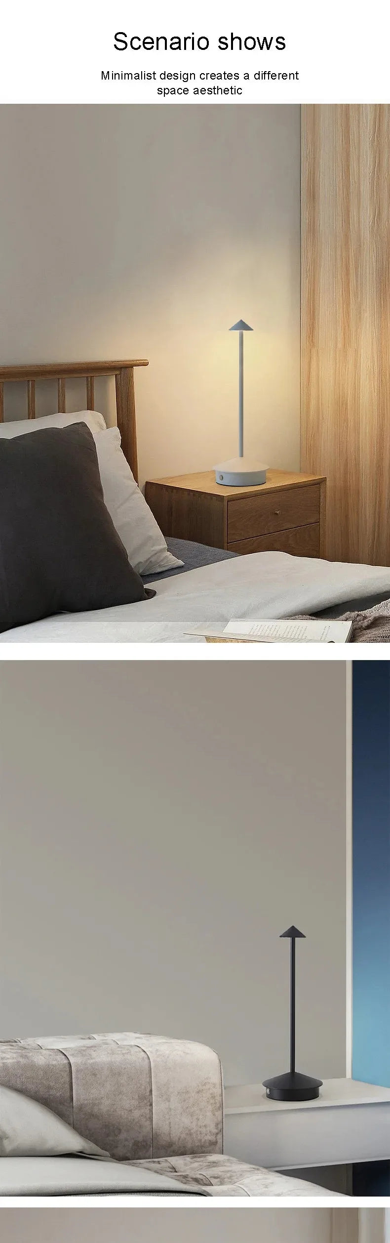 Lampe Tactile Sans Fil Bureau 3 Couleurs – photo 15