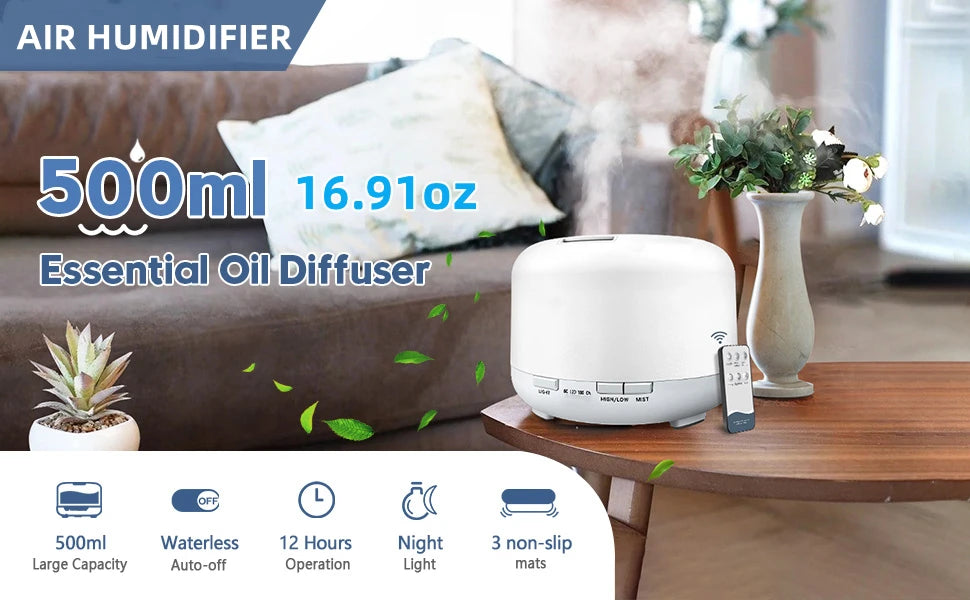 Diffuseur Aroma Premium 5-en-1 7 Couleurs – photo 9