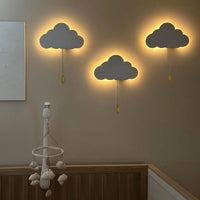 Veilleuse Murale Nuage Enfant — Lampe Design Bois LED pour Chambre Bébé – photo 3