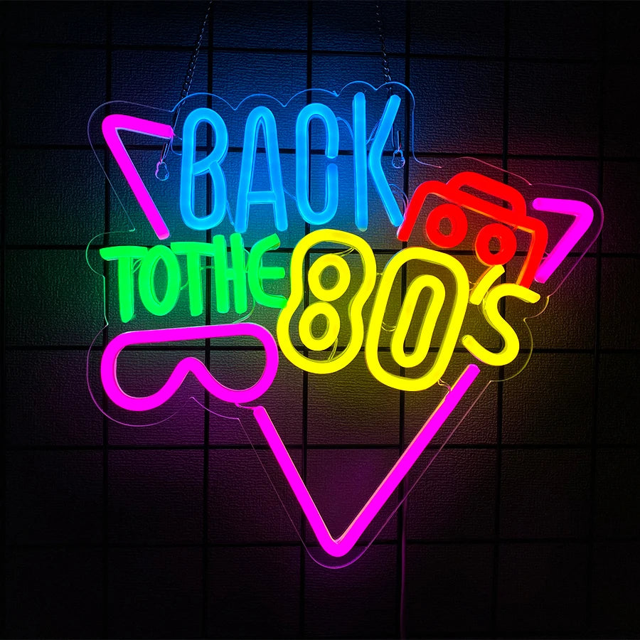 Néon LED Rétro 80s Mural – photo 12