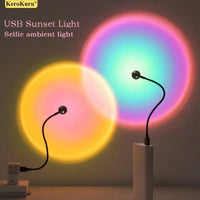 Lampe Sunset Arc-en-Ciel Néon USB – photo 7