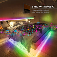 Ruban LED RGB App Bluetooth Sync Musique – photo 4