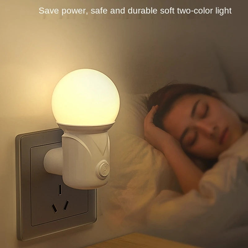 Veilleuse Prise Bébé LED — Dimmable 2 Couleurs, Prise EU Directe, Chambre Enfant – photo 4