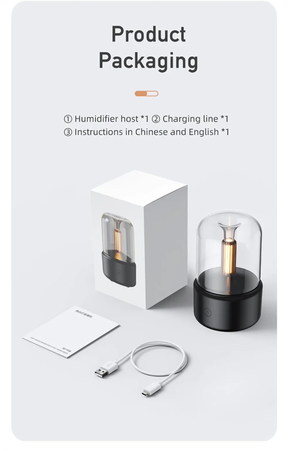 Diffuseur Aroma Bougie LED Portable – photo 16