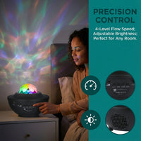 Projecteur Galaxie LED Multicolore Bluetooth – photo 7