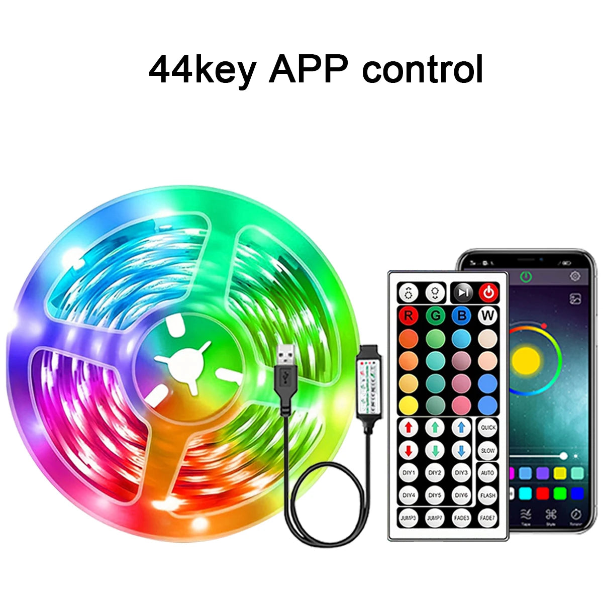 Ruban LED RGB 40m Music Sync App – photo 12