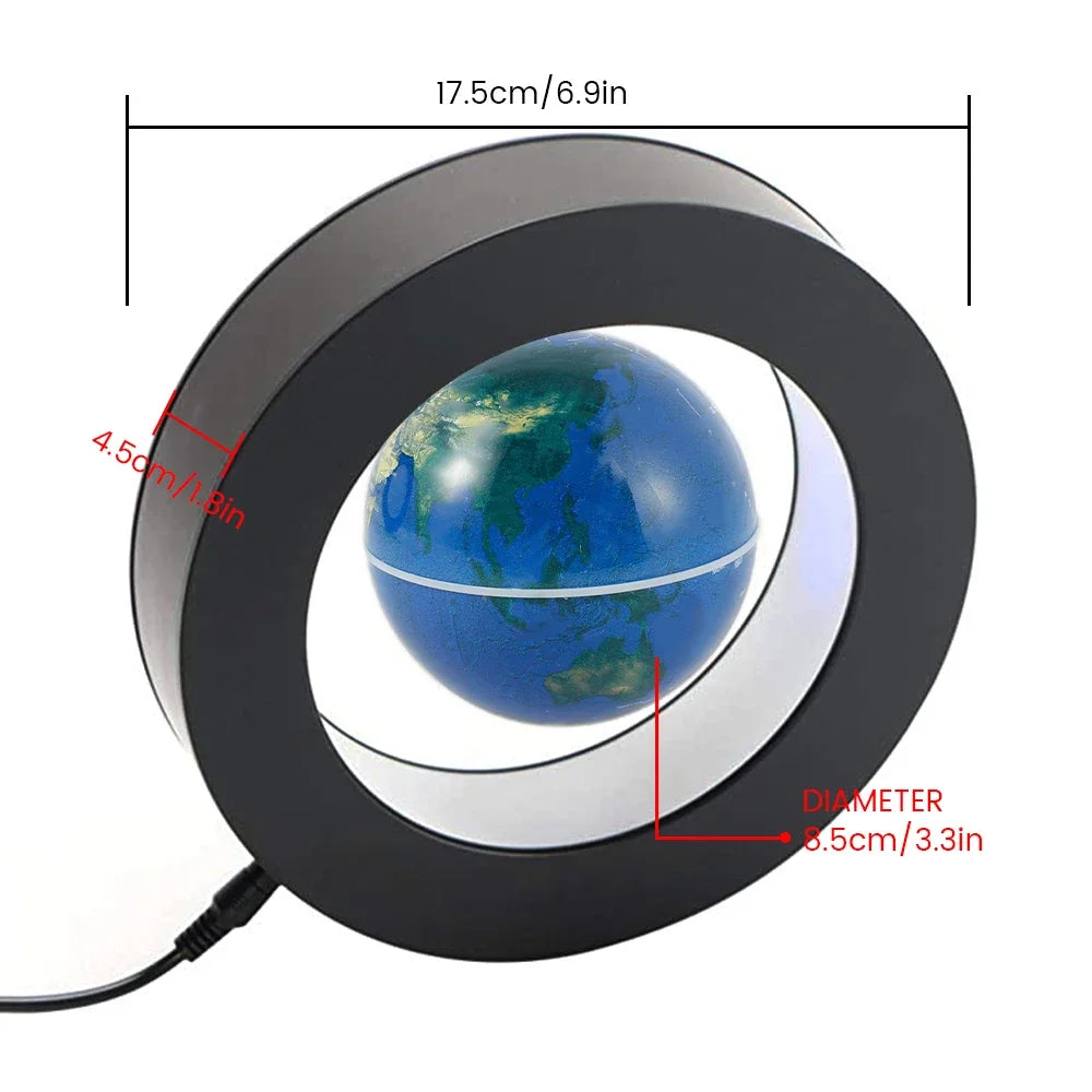 Globe Lévitation Carte du Monde LED Premium – photo 14