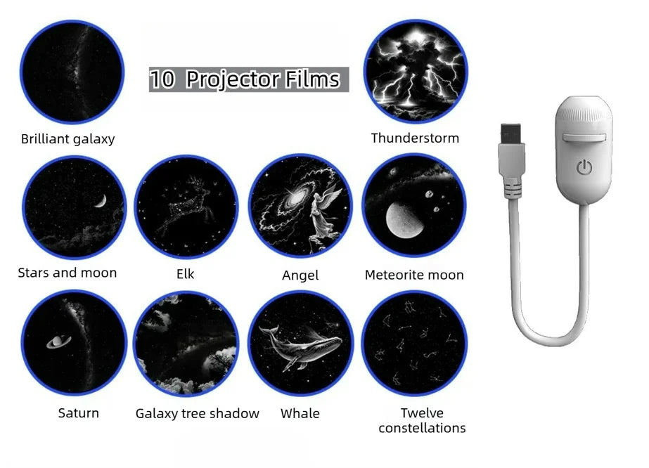 Projecteur Galaxie Pro Starry Sky 360° Sommeil – photo 12