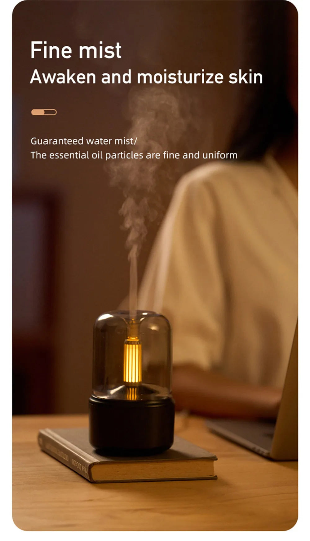 Diffuseur Aroma Bougie LED Portable – photo 11