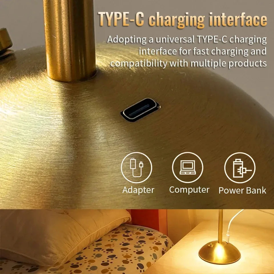 Lampe Tactile Rechargeable USB - vue 5